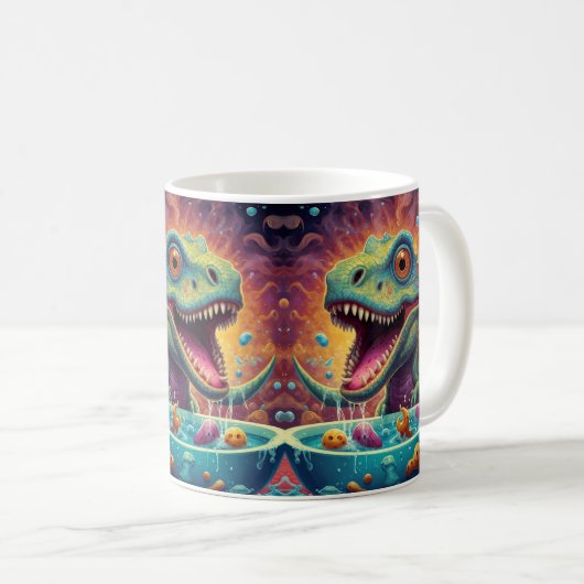 Willkommen in der magischen Welt des Dino Kaffeetasse (VorderseiteRechts)