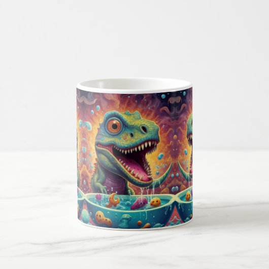 Willkommen in der magischen Welt des Dino Kaffeetasse (Mittel)