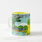 Willkommen in der Marsh-Tasse Zweifarbige Tasse (Vorderseite Links)