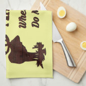 WILLKOMMEN IN DER MENSCHENHÖHLE GESCHIRRTUCH (Viertel Falte)