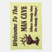 WILLKOMMEN IN DER MENSCHENHÖHLE GESCHIRRTUCH (Vertikal)