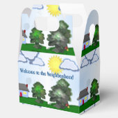 Willkommen in der Nachbarschaft Geschenkschachtel (Geöffnet)