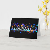 ***WILLKOMMEN IN DER NACHBARSCHAFT*** KARTE (Gelbe Blume)