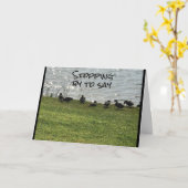 ***WILLKOMMEN IN DER NACHBARSCHAFT*** KARTE (Gelbe Blume)