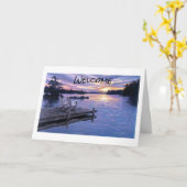 ***WILLKOMMEN IN DER NACHBARSCHAFT*** KARTE (Gelbe Blume)