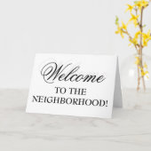 Willkommen in der Nachbarschaft! Karte (Gelbe Blume)