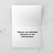 ***WILLKOMMEN IN DER NACHBARSCHAFT*** KARTE (Innenseite)