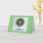 ***WILLKOMMEN IN DER NACHBARSCHAFT*** KARTE (Gelbe Blume)