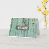 ***WILLKOMMEN IN DER NACHBARSCHAFT*** KARTE (Gelbe Blume)