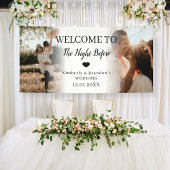 Willkommen in der Nacht vor der Hochzeit von Custo Banner