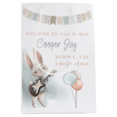 Willkommen in der neuen Geschenktasche der Welt Mittlere Geschenktüte (Vorderseite)