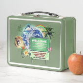 Willkommen in der Planet Earth Metal Lunchbox (Beispiel)