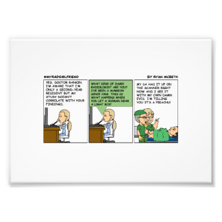 Willkommen in der Radiologie Fotodruck