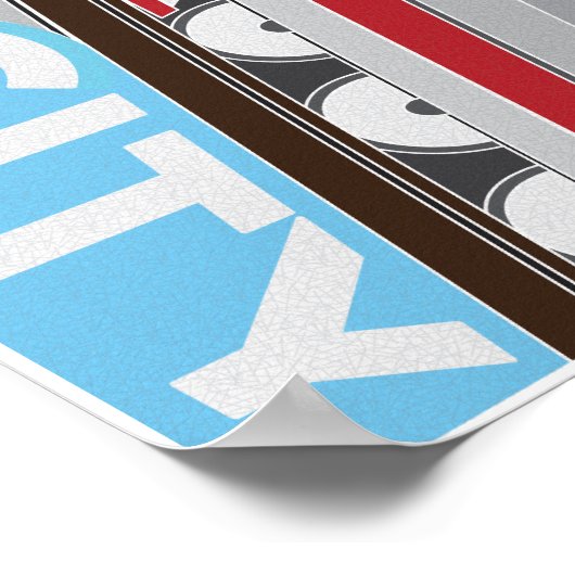 Willkommen in der Stadt Poster (Ecke)