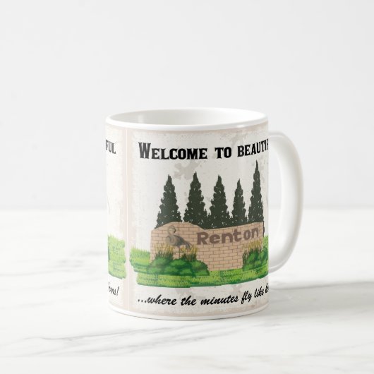 Willkommen in der Tasse Renton (VorderseiteRechts)