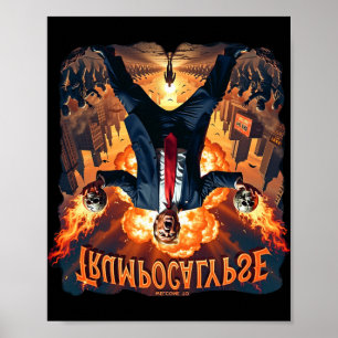 Willkommen in der Trump-okalypse Lustiger Donald T Poster