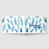 Willkommen in der Wasserfarbe der Kabine Feathers Gästebuch (Voll)