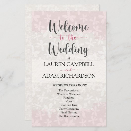 Willkommen in der Wasserfarbe des Hochzeitsrot (Vorne/Hinten)