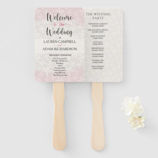 Willkommen in der Wasserfarbe des Hochzeitsrot Fächer (Vorne und Hinten)