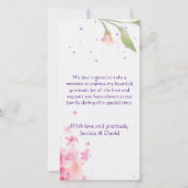 Willkommen in der Welt, Baby! Flache Ankündigungsk Ankündigung (Rückseite)