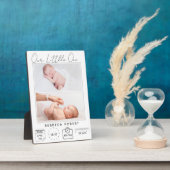 Willkommen in der Welt, Kleines Eins"Zwei Foto Fotoplatte (Seite)