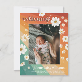 Willkommen in der Welt | Retro Boho Birth