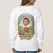 Willkommen in der Welt Sweatshirt (Rückseite)
