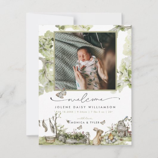 Willkommen in der Welt | Waldgebiet Birth (Vorderseite)