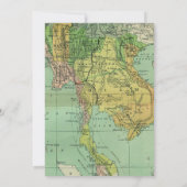 Willkommen in der World Travel Baby Dusche Einladung (Rückseite)