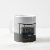 Willkommen in der Wyoming-Tasse Kaffeetasse (Vorderseite Links)