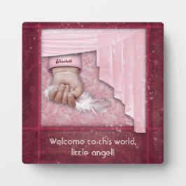 Willkommen in dieser Welt, Kleiner Engel (anpassba Fotoplatte