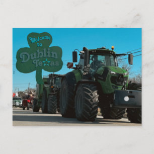 Willkommen in Dublin (Texas) Postkarte