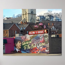 Willkommen in Dubuque, Iowa Keepake Souvenir Poster