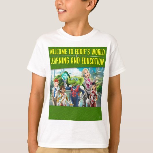 Willkommen in Eddies Welt des Lernens und der Bild T-Shirt (Vorderseite)