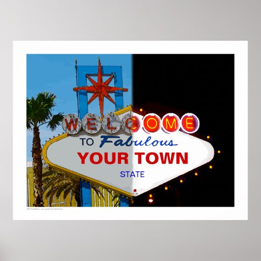 Willkommen in Fabulous Your Town! Poster (Vorne)