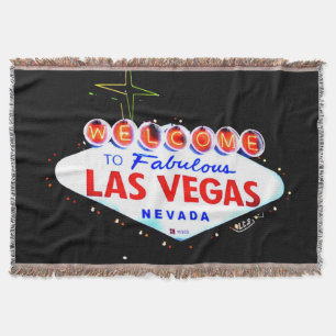 Willkommen in Fabuous Las Vegas Nevada Sin City Decke