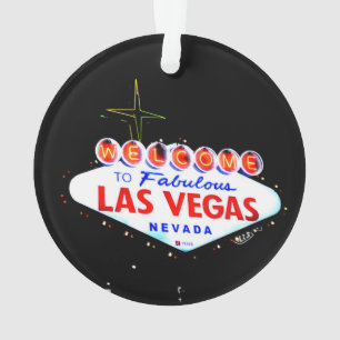 Willkommen in Fabuous Las Vegas Nevada Sin City Ornament