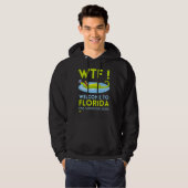 "WILLKOMMEN IN FLORIDA" lustig Hoodie (Vorne ganz)