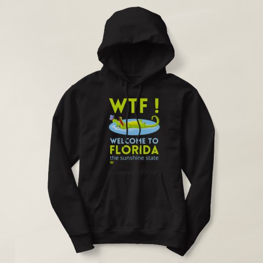"WILLKOMMEN IN FLORIDA" lustig Hoodie (Design vorne)