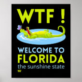 "WILLKOMMEN IN FLORIDA" lustig Poster (Vorne)