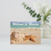 Willkommen in Florida Postkarte (Stehend Vorderseite)