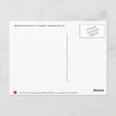 Willkommen in Florida Postkarte (Rückseite)