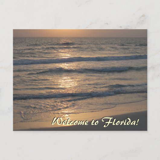 Willkommen in Florida Postkarte (Vorderseite)