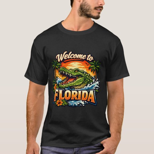 Willkommen in Florida T-Shirt (Vorderseite)