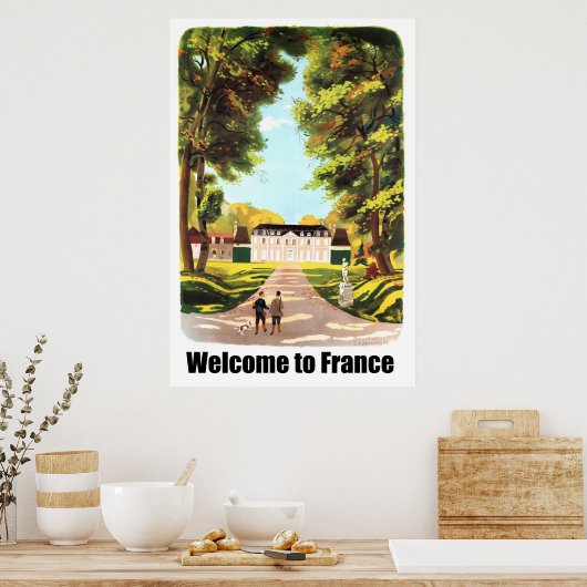 Willkommen in Frankreich Poster (Küche)