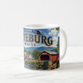 Willkommen in Fryeburg Maine Kaffeetasse (VorderseiteRechts)