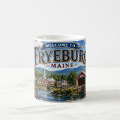 Willkommen in Fryeburg Maine Kaffeetasse (Mittel)