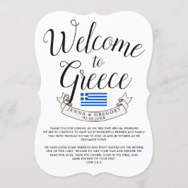 Willkommen in Griechenland | HOCHZEIT IN URLAUBSOR Einladung