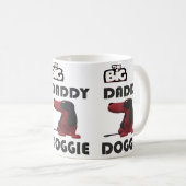 WILLKOMMEN IN GROSSER DADDY DOGGIE KAFFEETASSE (VorderseiteRechts)