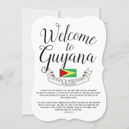 Willkommen in Guyana | HOCHZEIT IN URLAUBSORT Einladung